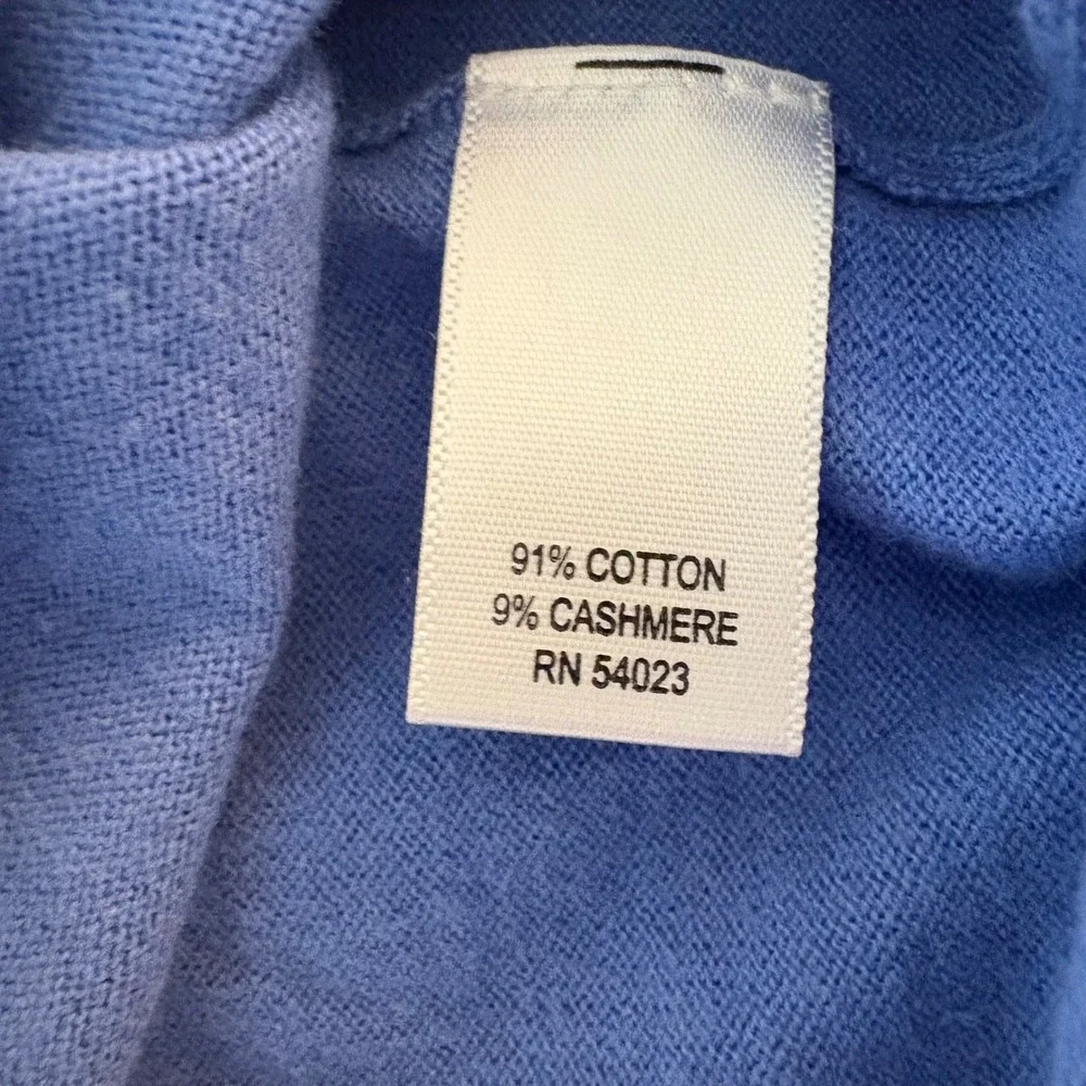 Banana Republic Cotton Cashmere Crew Neck Sweater Mens‎ Light Blue Size L